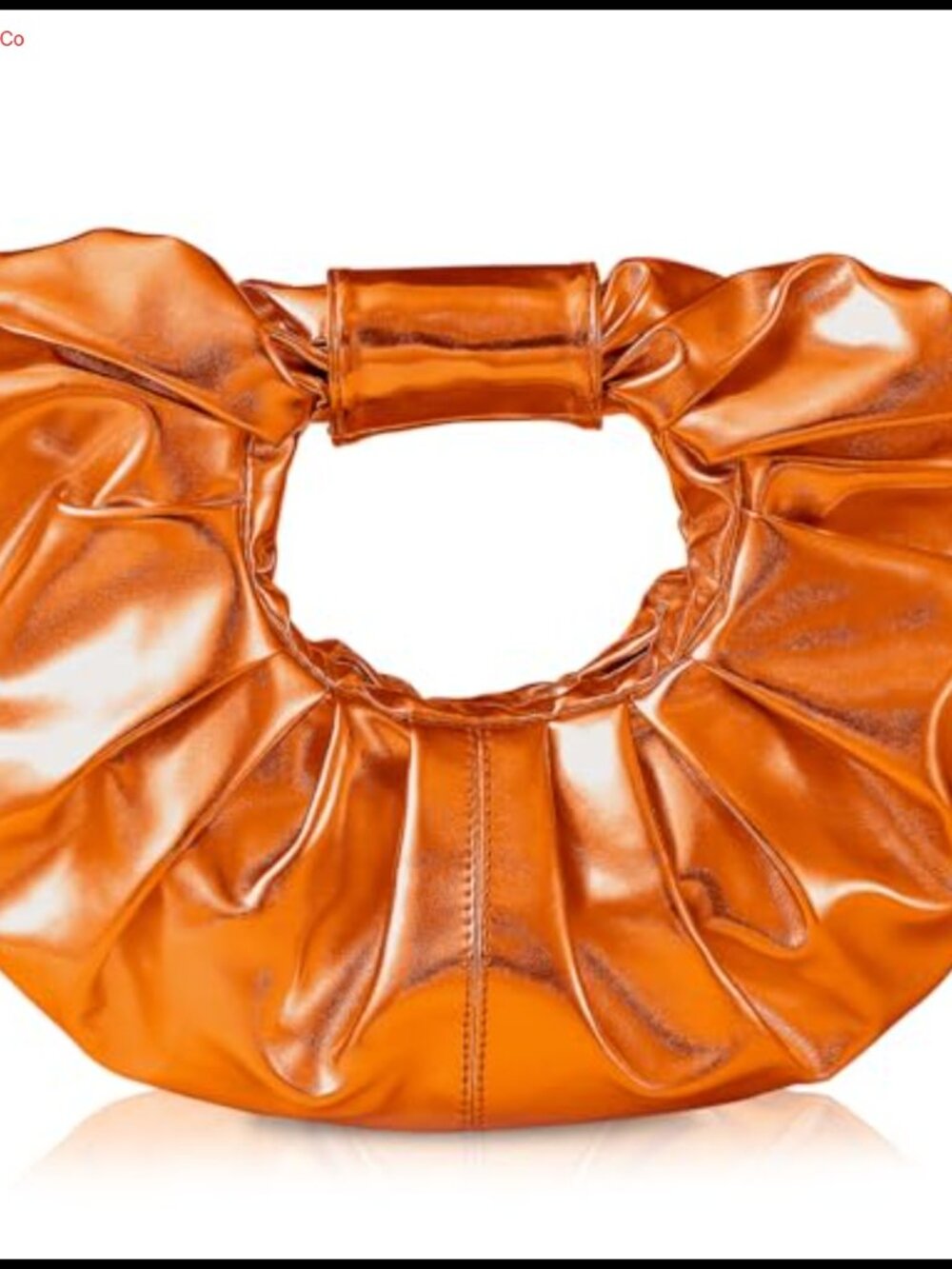 Pleated Clutch Purse for Women PU Leather Evening Bag